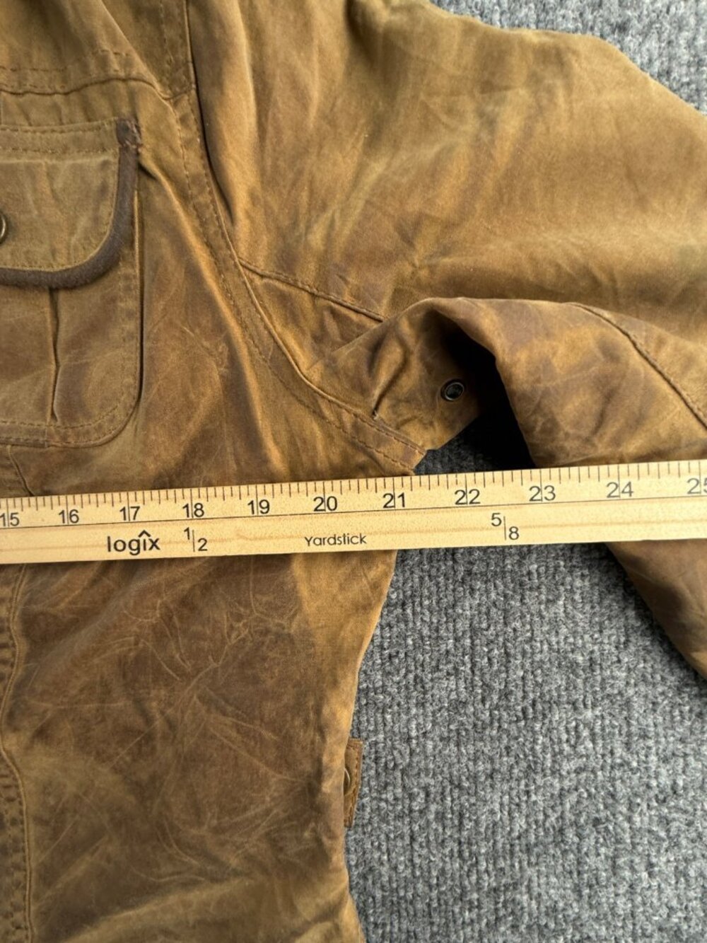 Barbour L1600 Fur Trim Utility Waxed Jacket Women Full Zip Size 10 US Brown - Picture 8 of 16